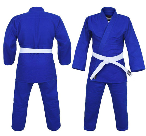 Morgan Sports Dragon Blue 1.5 (550gsm) Judo Weave Uniform - Sambo Store Australasia