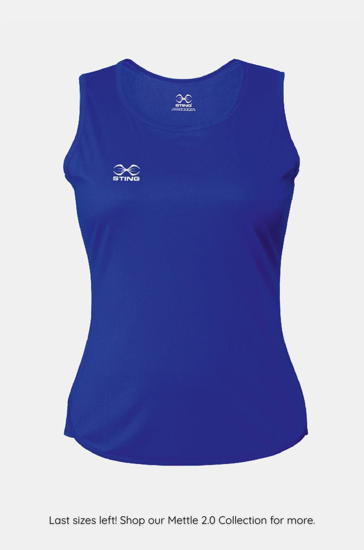 Junior Female Mettle Performance Singlet for Training and Competition Use
