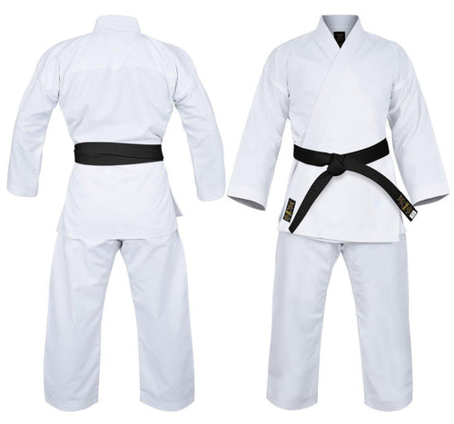 Yamasaki Gold Deluxe Brushed Canvas Karate Uniform - - Sambo Store Australasia