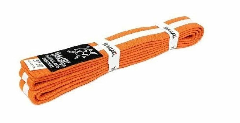 Yamasaki Coloured Belt with White Stripe | Professional Rank Progression