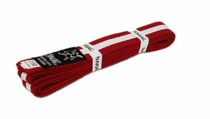Yamasaki Coloured Belt with White Stripe | Professional Rank Progression