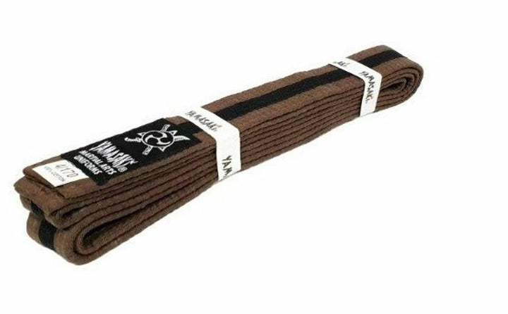 Morgan - Yamasaki Intermediate Rank Belts | Black Stripe Progression & Cotton Core