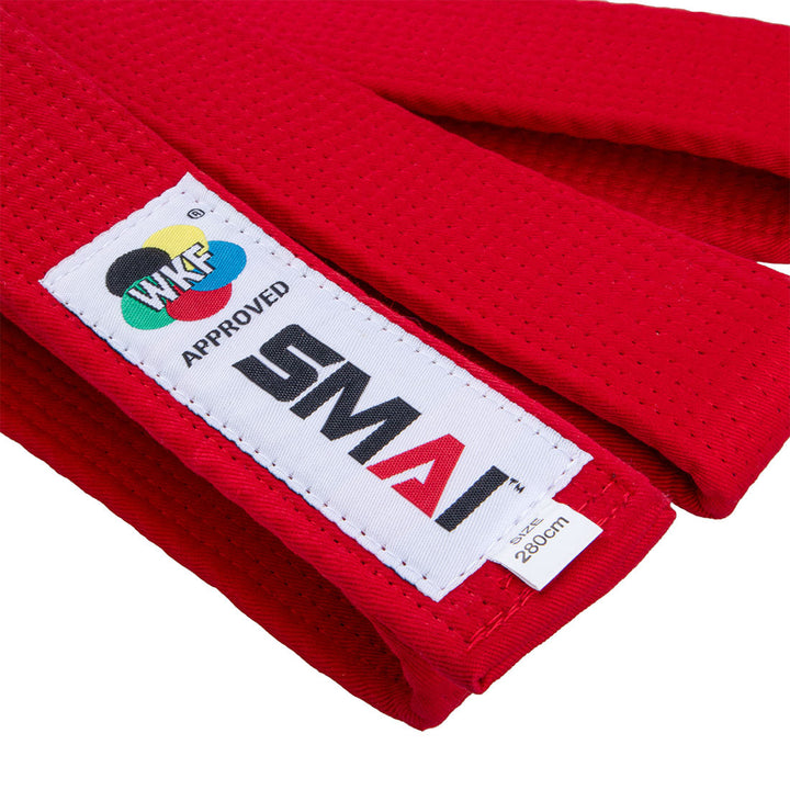SMAI WKF Premium Kata Belt | 7.5mm Jute Core & Superior Stiffness