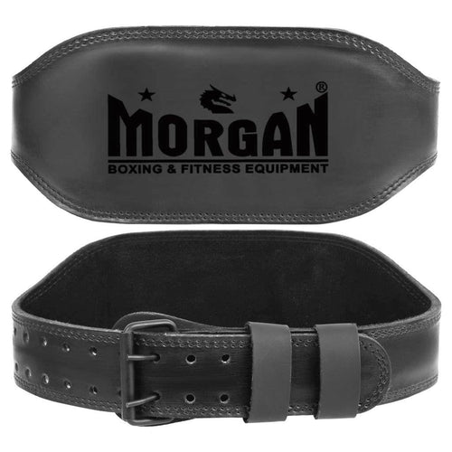 Morgan B2 Bomber 15cm Wide Leather Weight Lifting Belt - Sambo Store Australasia