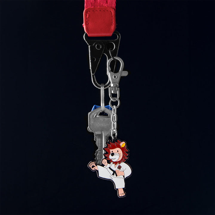 Karate Lion Keyring - Sambo Store Australasia