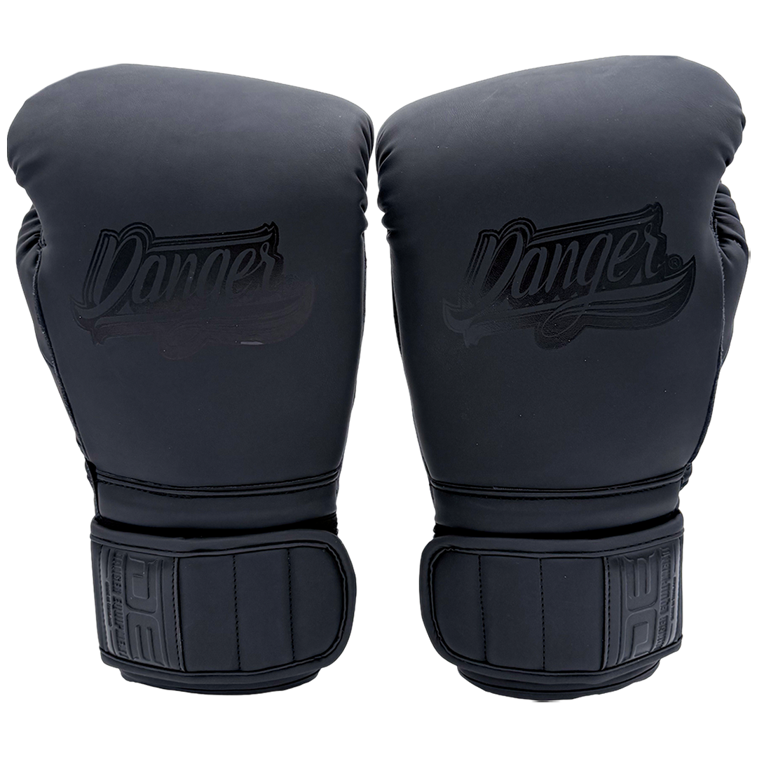 Boxing Gloves Danger Mexican Microfiber Black Logos - Sambo Store Australasia