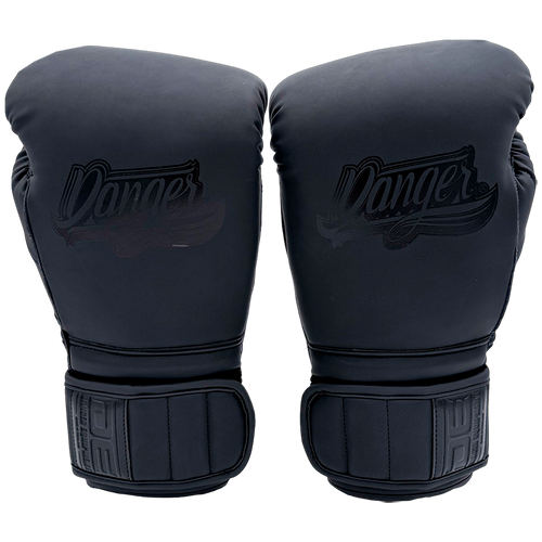 Boxing Gloves Danger Mexican Microfiber Black Logos - Sambo Store Australasia