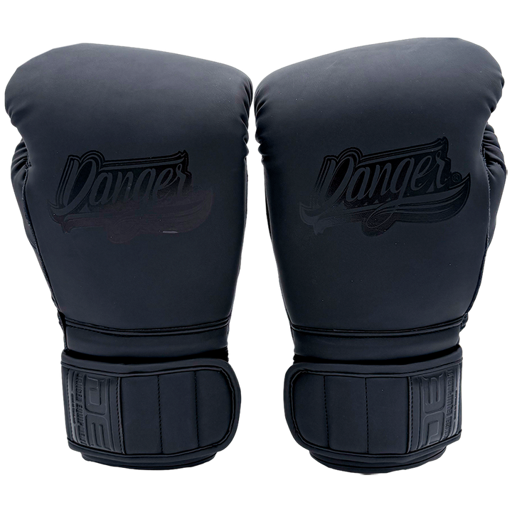 Boxing Gloves Danger Mexican Microfiber Black Logos - Sambo Store Australasia