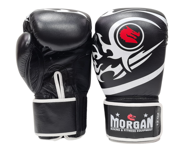 Morgan Elite Boxing & Muay Thai Leather Gloves (8 -12) - Sambo Store Australasia