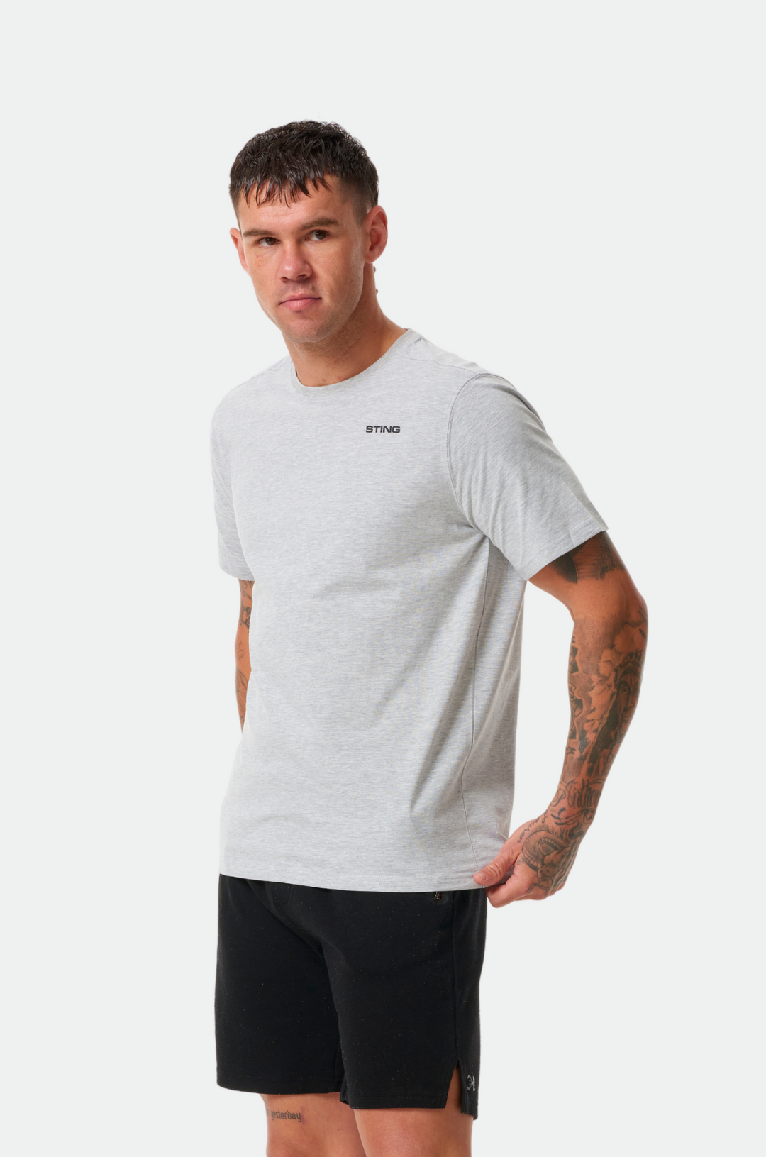 Sting Men's Vision Training T-Shirt | Breathable Cotton-Poly Blend & Athletic Fit