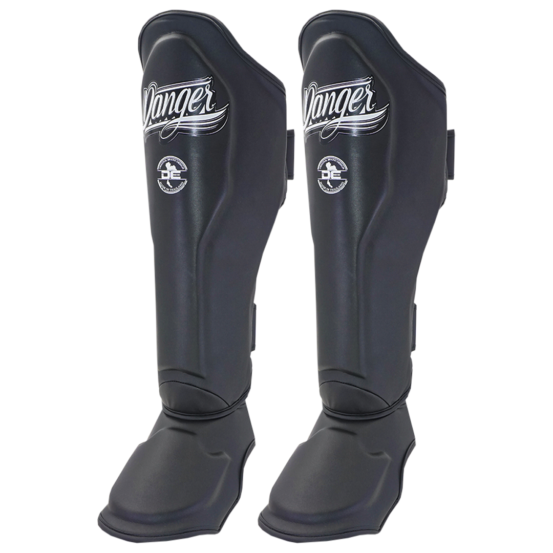 Shin Guards Supermax Microfiber Black - Sambo Store Australasia