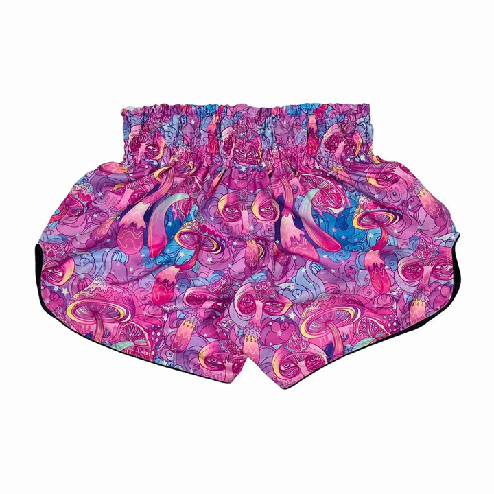 Arwut Psychedelic Trippy Shrooms Muay Thai Shorts - Sambo Store Australasia