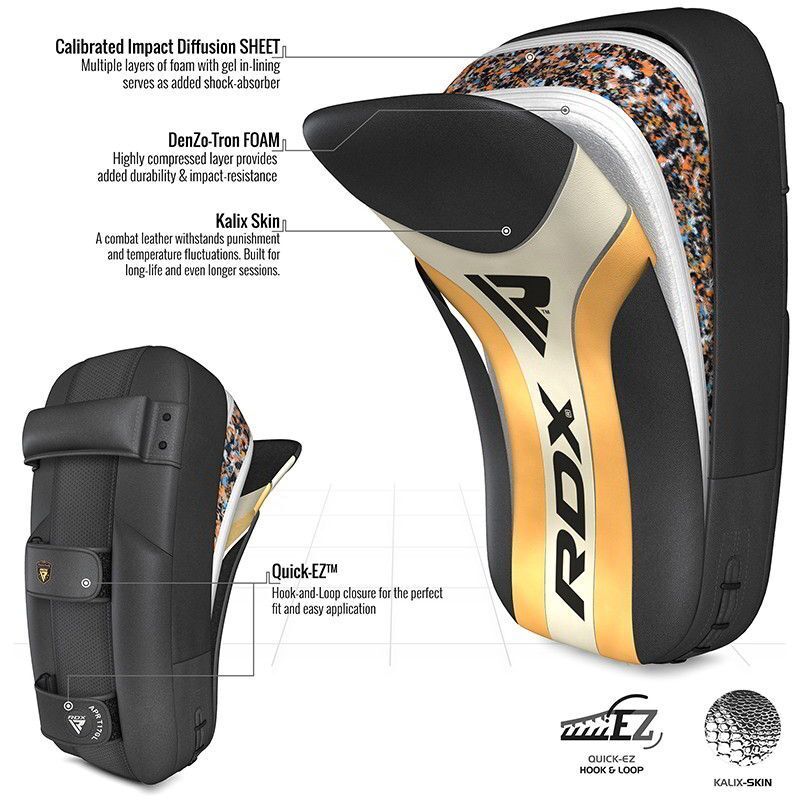 RDX T17 Gold Aura Thai Pads - Sambo Store Australasia