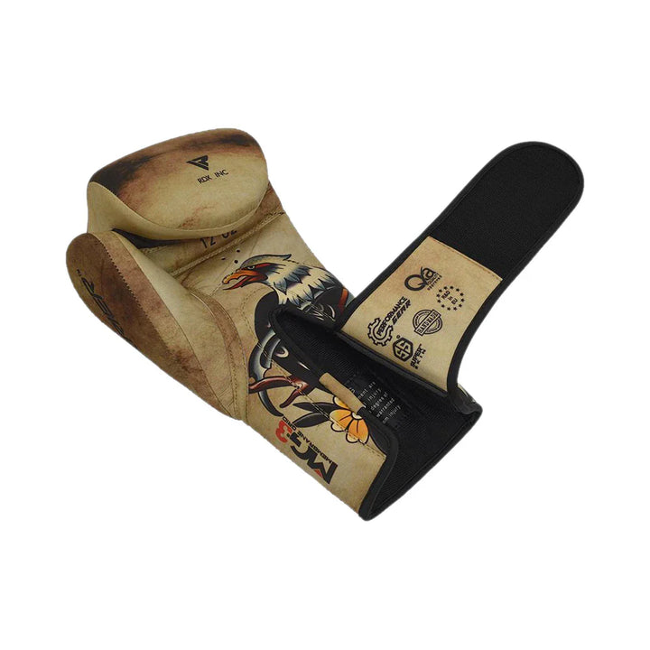 RDX T14 Harrier Tattoo Boxing Gloves - Sambo Store Australasia