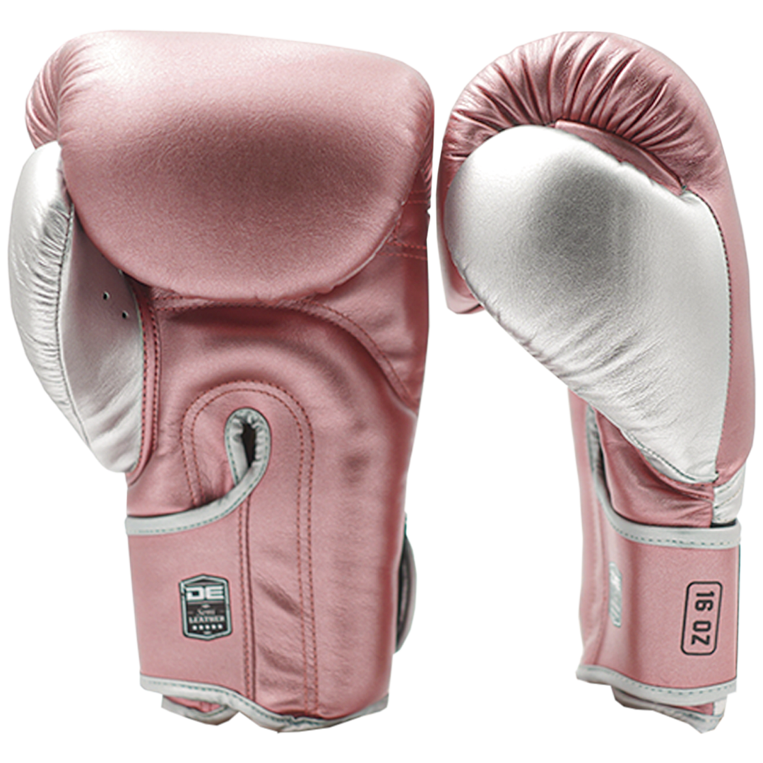 Boxing Gloves Danger Rocket Microfiber Metalic Pink - Sambo Store Australasia