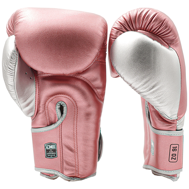 Boxing Gloves Danger Rocket Microfiber Metalic Pink - Sambo Store Australasia