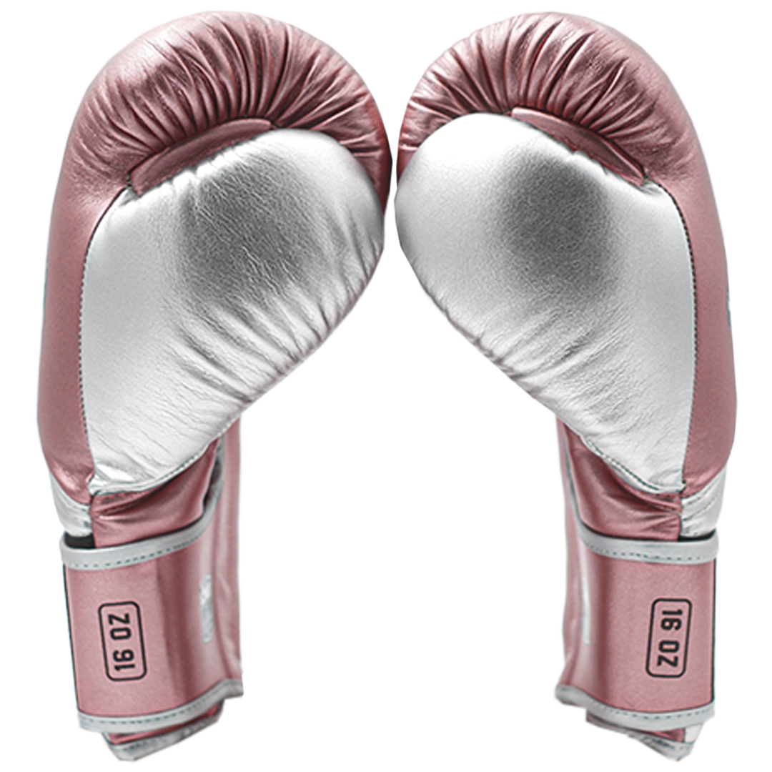 Boxing Gloves Danger Rocket Microfiber Metalic Pink - Sambo Store Australasia