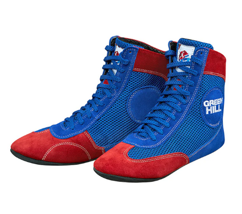 Green Hill FIAS Approved Sambo Shoes Red Blue