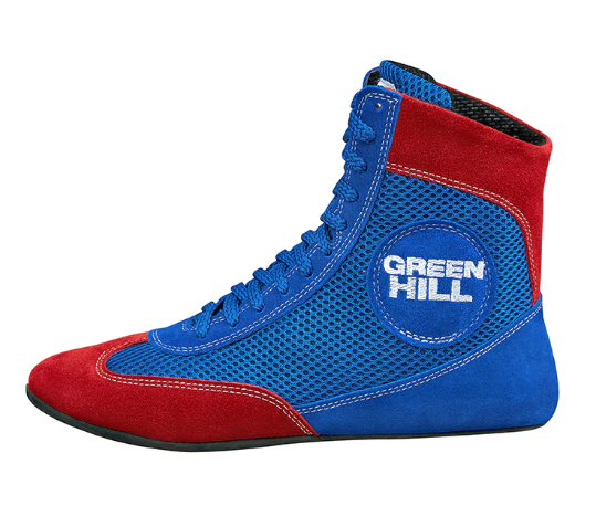 Green Hill FIAS Approved Sambo Shoes Red Blue