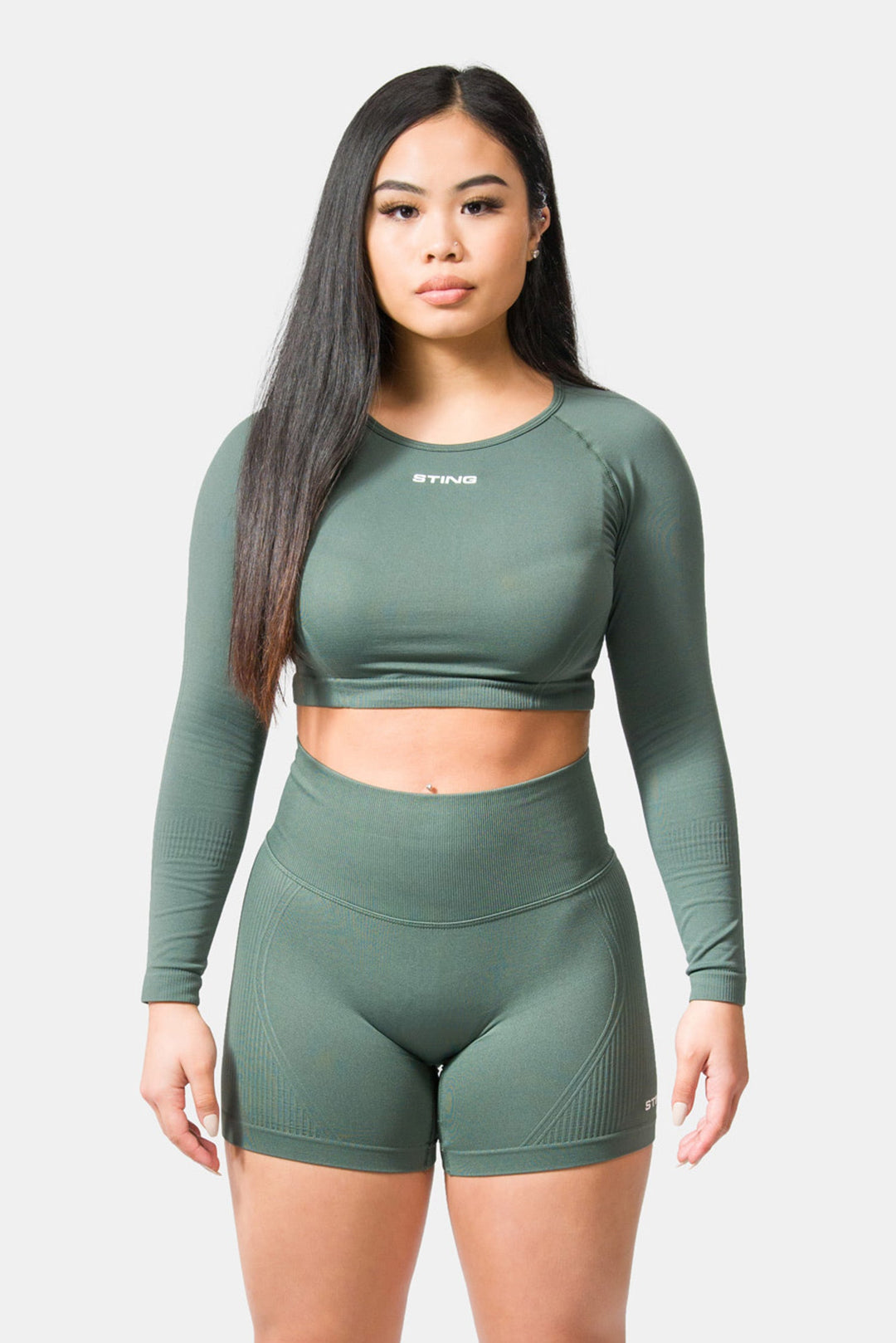 Allure Seamless Long Sleeve Top — Lightweight Stretch Performance Layering Tee