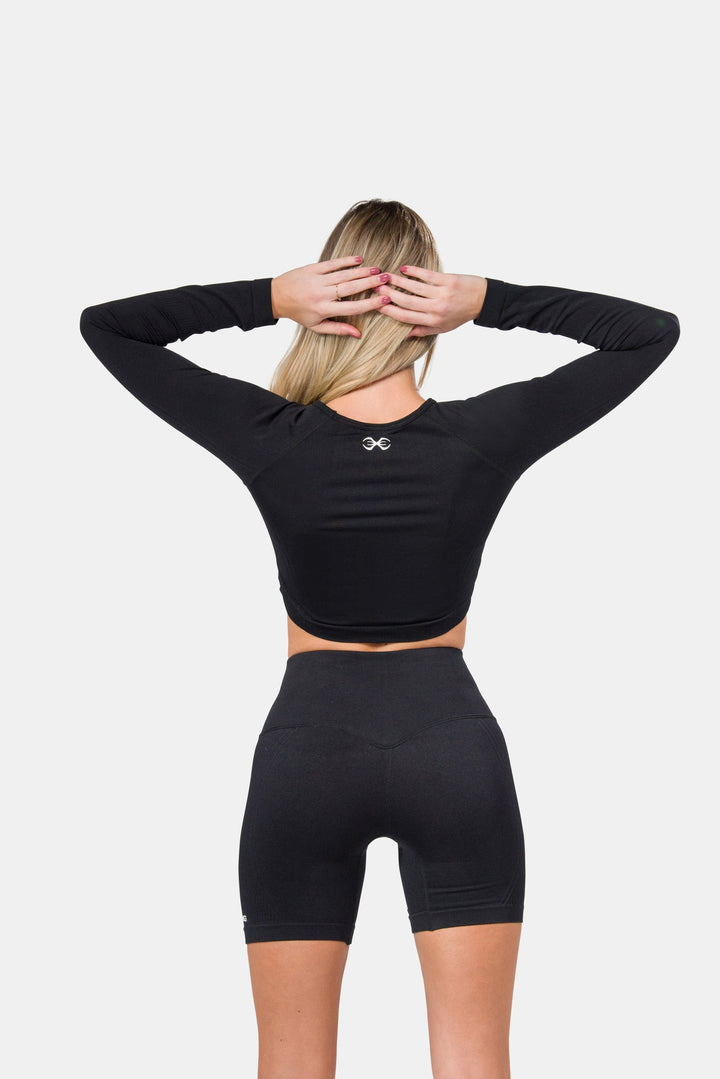 Allure Seamless Long Sleeve Top — Lightweight Stretch Performance Layering Tee