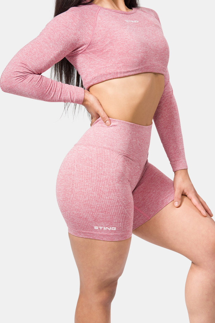 Allure Seamless Long Sleeve Top — Lightweight Stretch Performance Layering Tee