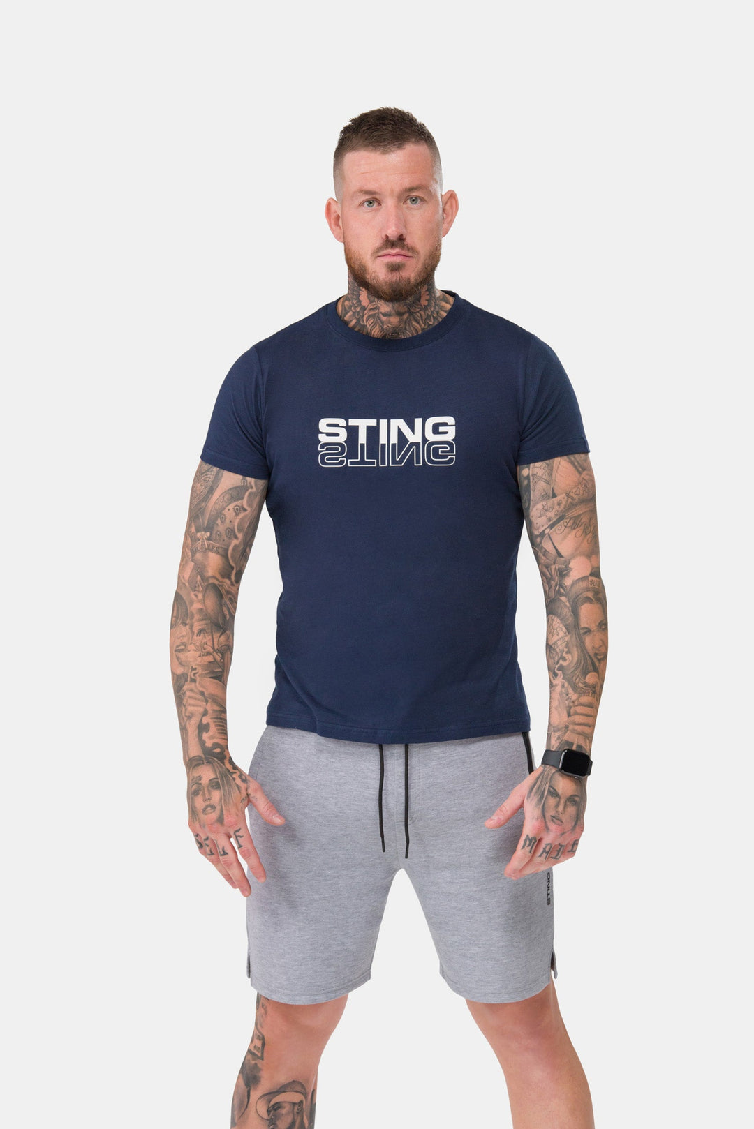Sting Men's Ultra Tee | Performance Lightweight Cotton Blend Short-Sleeve Casual T-Shirt