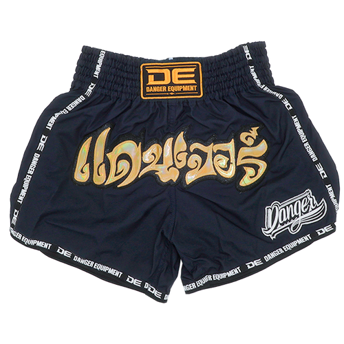Muaythai Shorts Danger Navy Blue - Sambo Store Australasia