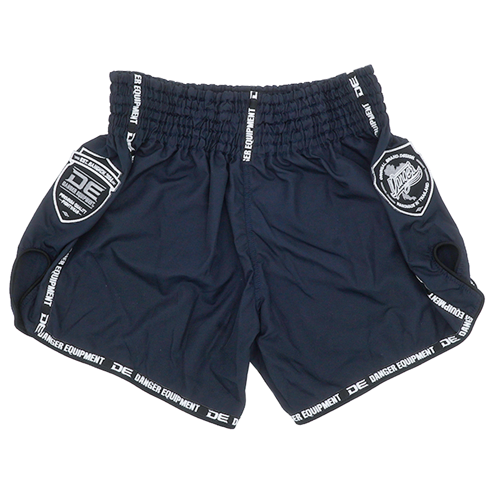 Muaythai Shorts Danger Navy Blue - Sambo Store Australasia
