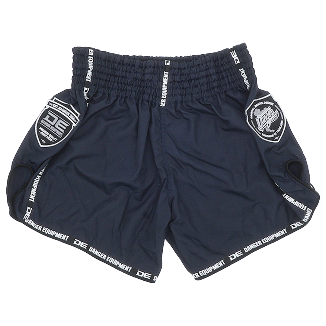 Muaythai Shorts Danger Navy Blue - Sambo Store Australasia