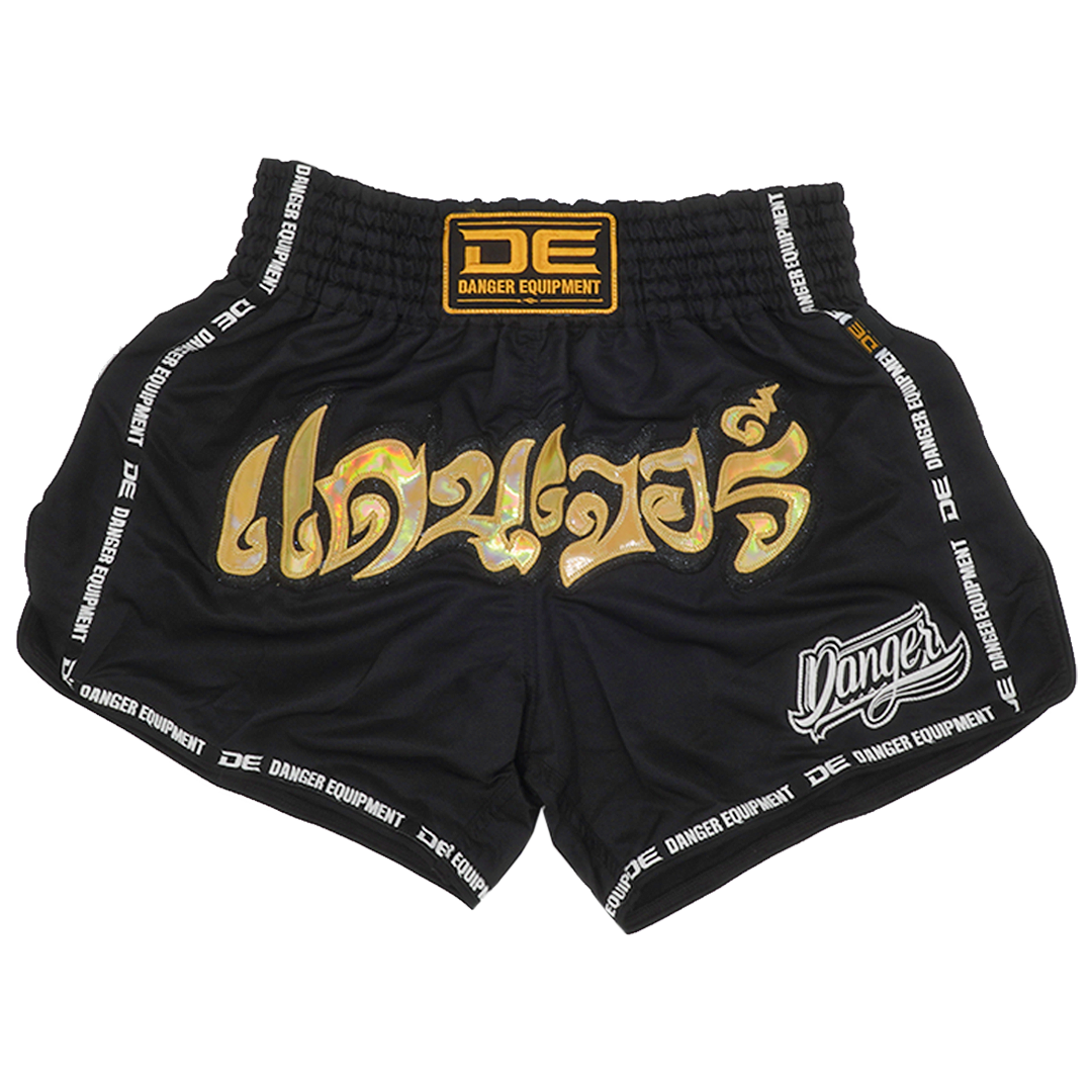 Muaythai Shorts Danger Black Micro - Sambo Store Australasia