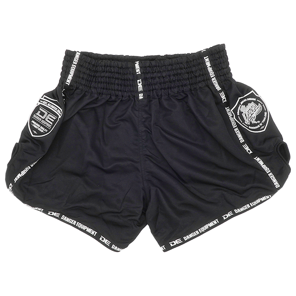 Muaythai Shorts Danger Black Micro - Sambo Store Australasia