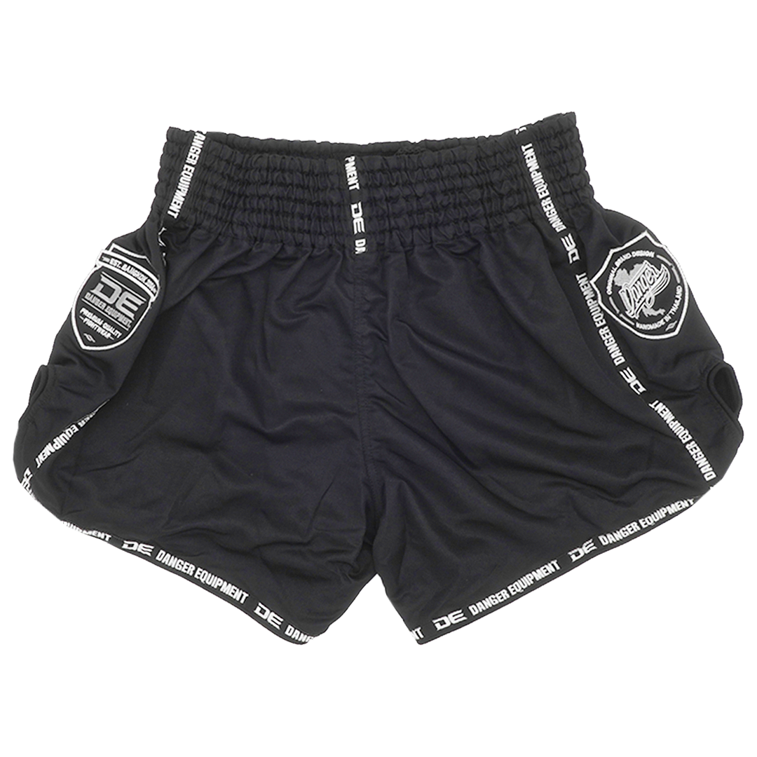 Muaythai Shorts Danger Black Micro - Sambo Store Australasia