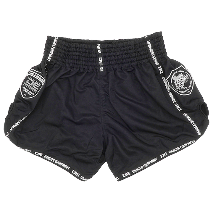 Muaythai Shorts Danger Black Micro - Sambo Store Australasia