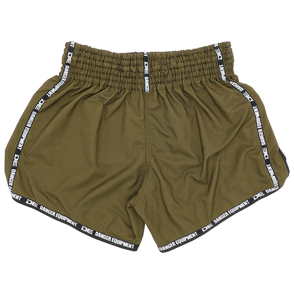 Muaythai Shorts Danger Army Green - Sambo Store Australasia