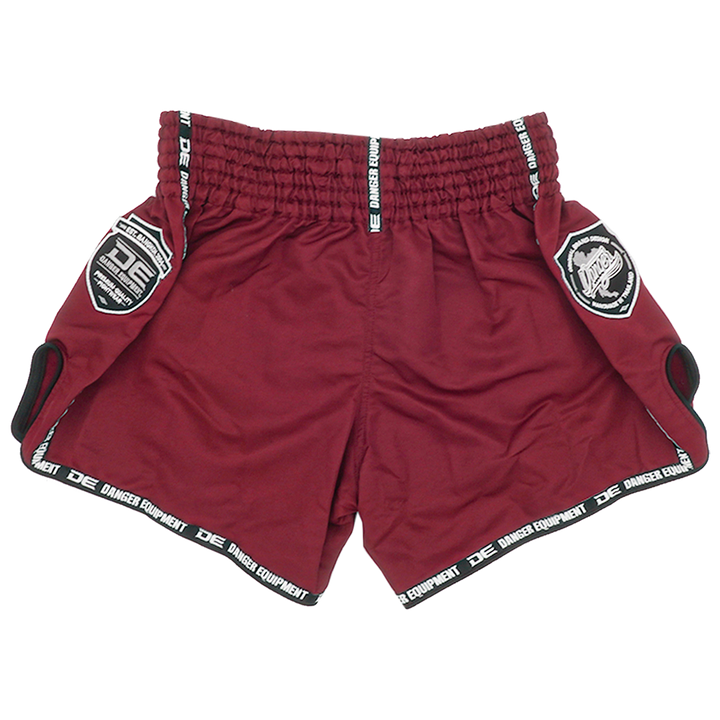 Muaythai Shorts Danger Red Wine - Sambo Store Australasia
