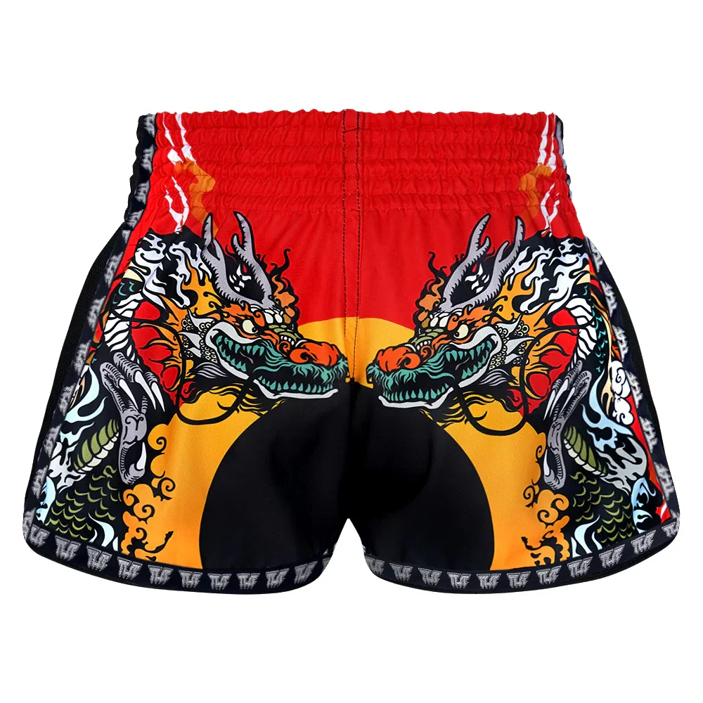TUFF Chinese Dragon & Tiger Muay Thai Shorts - Sambo Store Australasia