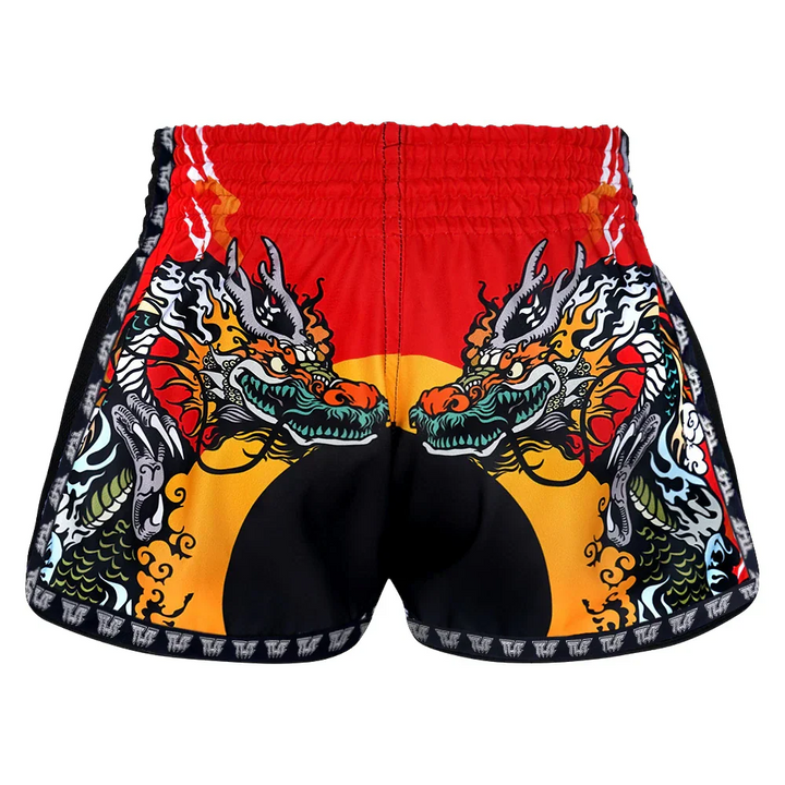 TUFF Chinese Dragon & Tiger Muay Thai Shorts - Sambo Store Australasia