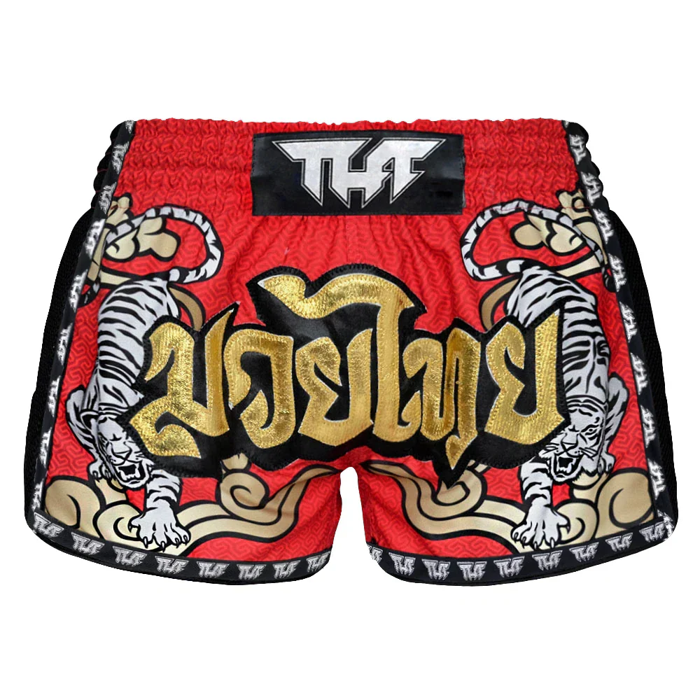 TUFF Double Tiger Retro Muay Thai Shorts - Sambo Store Australasia