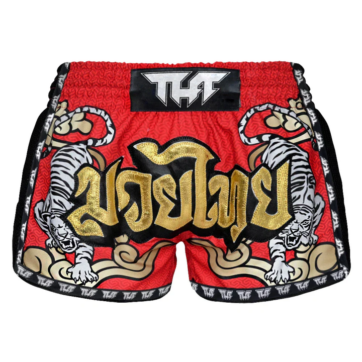TUFF Double Tiger Retro Muay Thai Shorts - Sambo Store Australasia