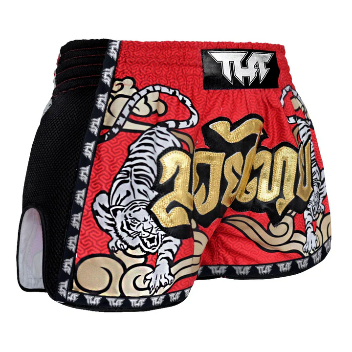 TUFF Double Tiger Retro Muay Thai Shorts - Sambo Store Australasia