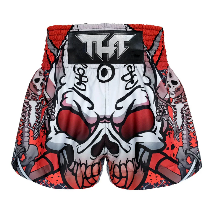 TUFF Devil Skull Muay Thai Shorts - Black - Sambo Store Australasia