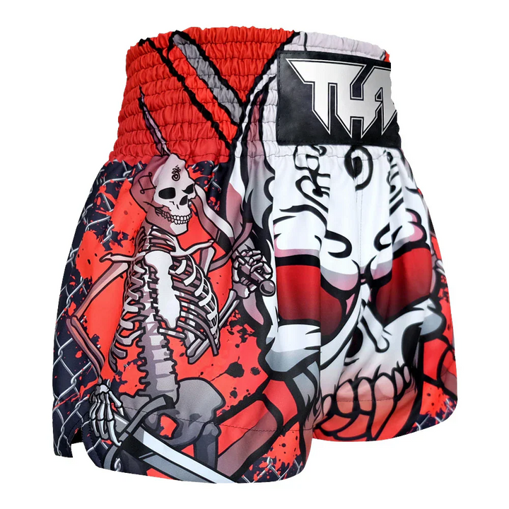 TUFF Devil Skull Muay Thai Shorts - Black - Sambo Store Australasia