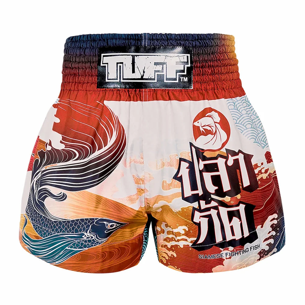 TUFF Siamese Fighting Fish Muay Thai Shorts - Sambo Store Australasia