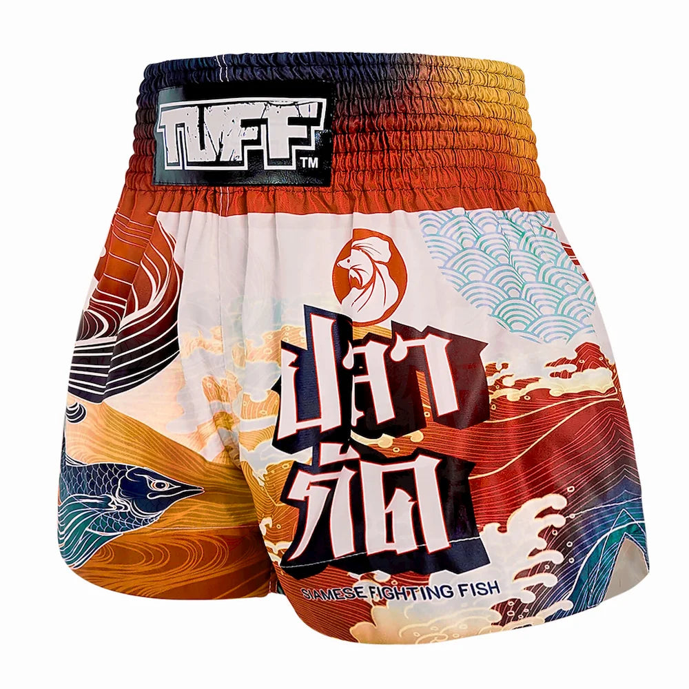TUFF Siamese Fighting Fish Muay Thai Shorts - Sambo Store Australasia