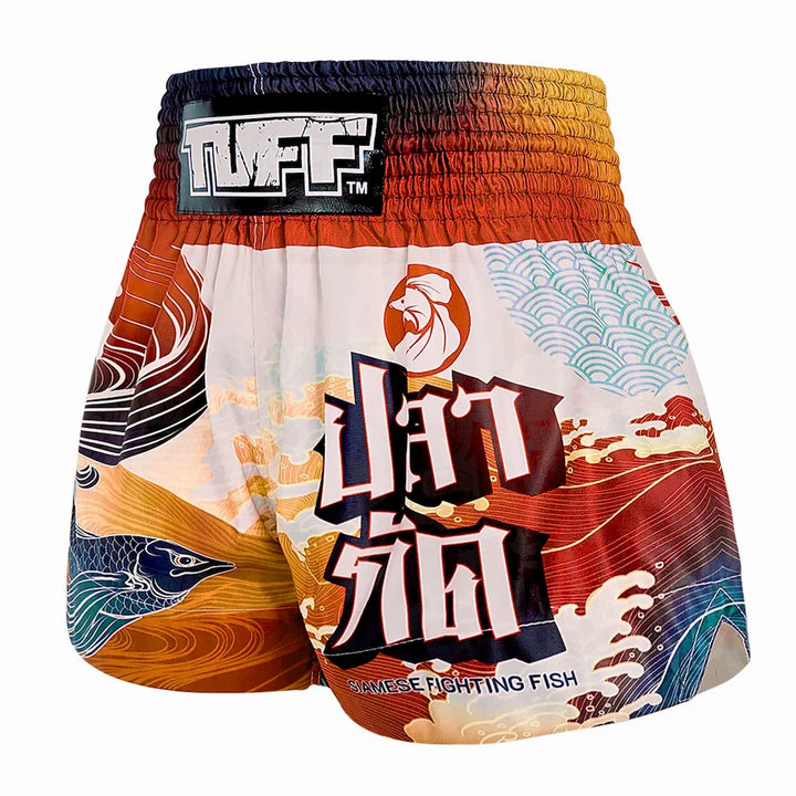 TUFF Siamese Fighting Fish Muay Thai Shorts - Sambo Store Australasia