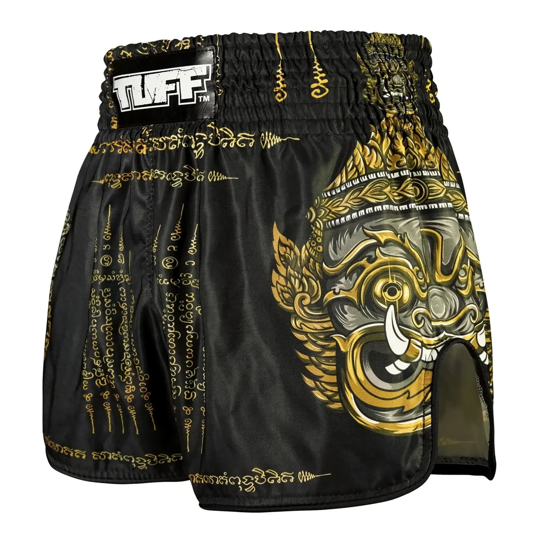 TUFF Yaksa Yantra Retro Muay Thai Shorts - Sambo Store Australasia