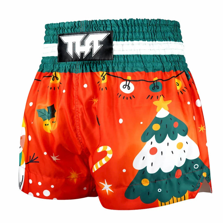 TUFF Snowman Christmas Muay Thai Shorts - Sambo Store Australasia