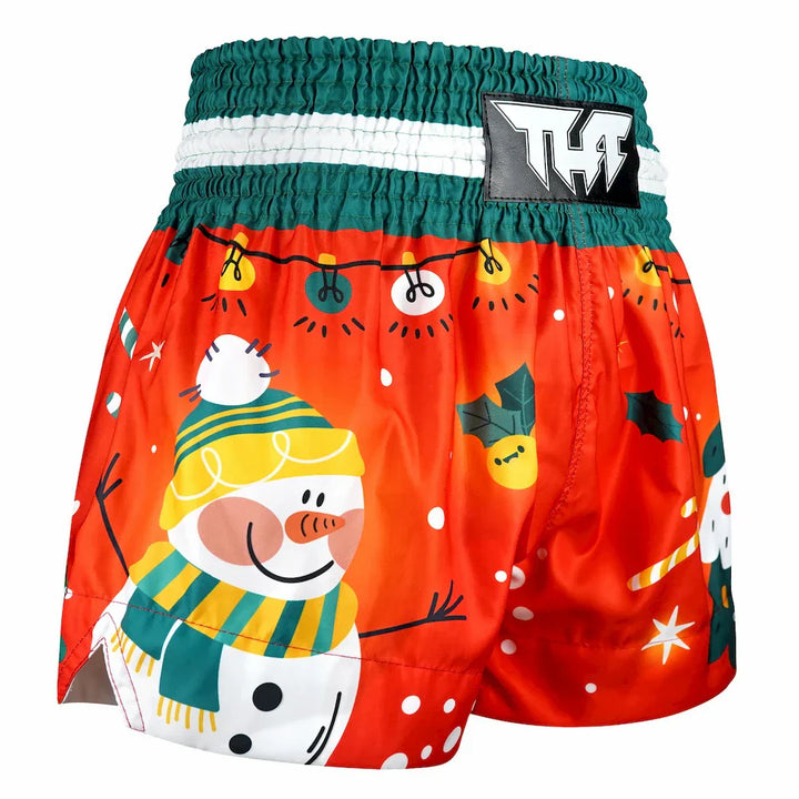 TUFF Snowman Christmas Muay Thai Shorts - Sambo Store Australasia