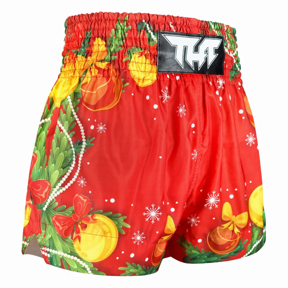 TUFF Festive Reindeer Muay Thai Shorts - Sambo Store Australasia